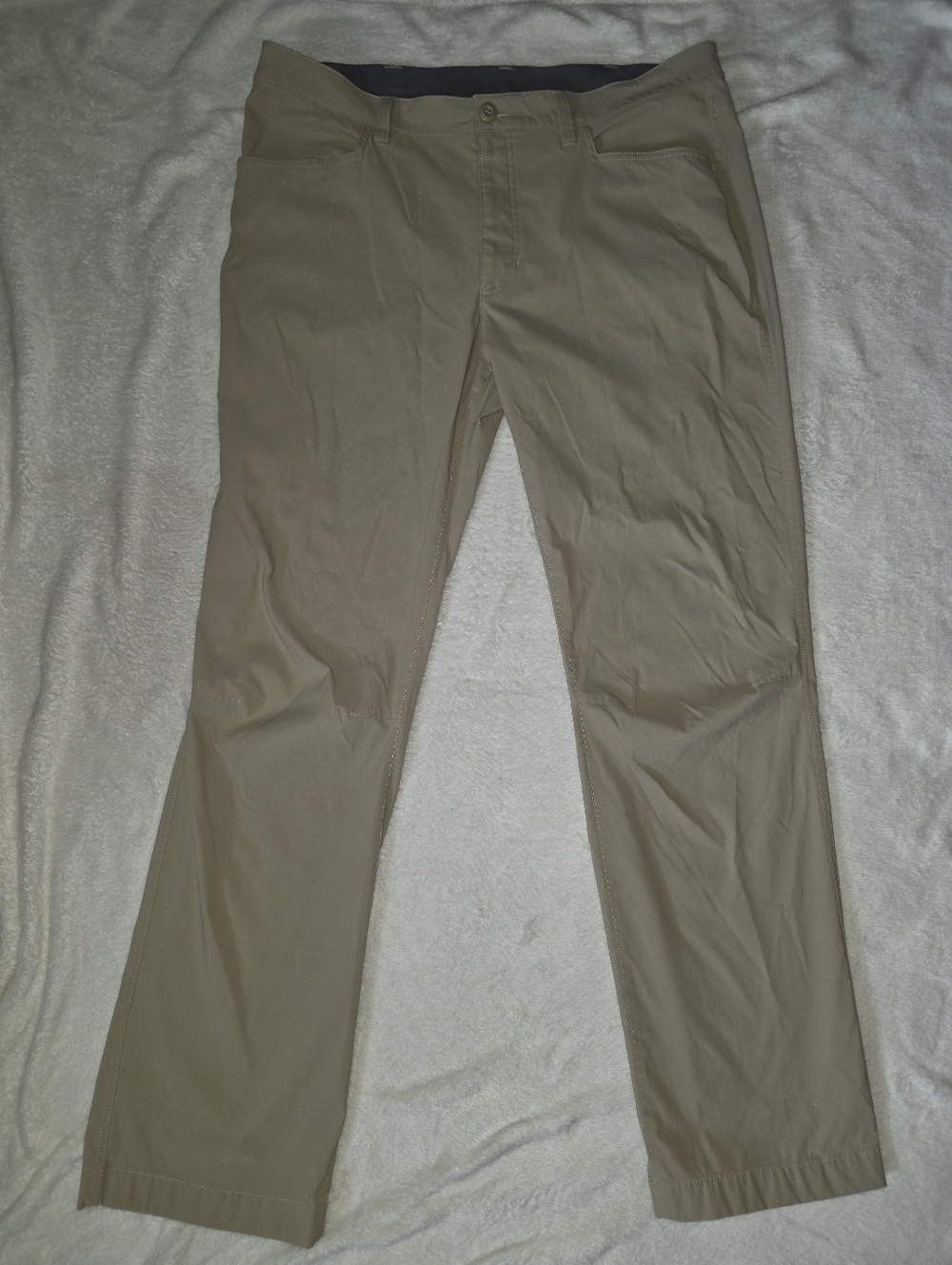 Eddie Bauer Mens Tech Pant 36/32 Beige